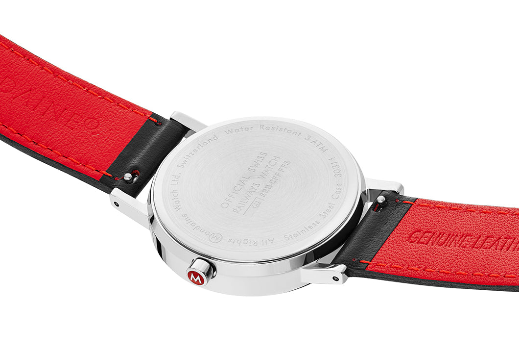 Mondaine Watch Classic SBB Day Date D A660.30360.16SBG Image 2