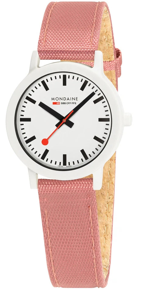 Mondaine Watch Essence White D MS1.32111.LP Image 2