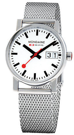 Mondaine Watch Evo Big Date Ladies A669.30305.11SBM Image 1