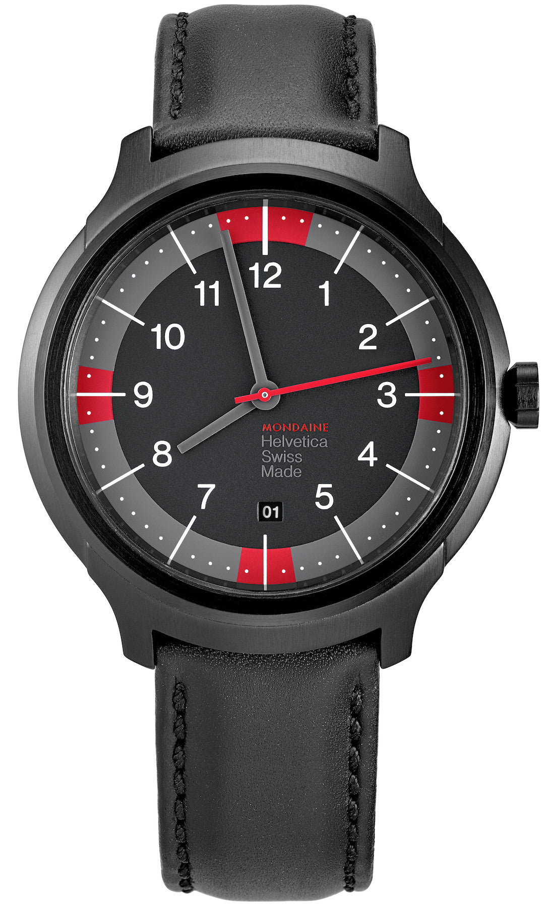 Mondaine Watch Helvetica Bold Spiekermann Edition MH1.B1222.LB Image 1