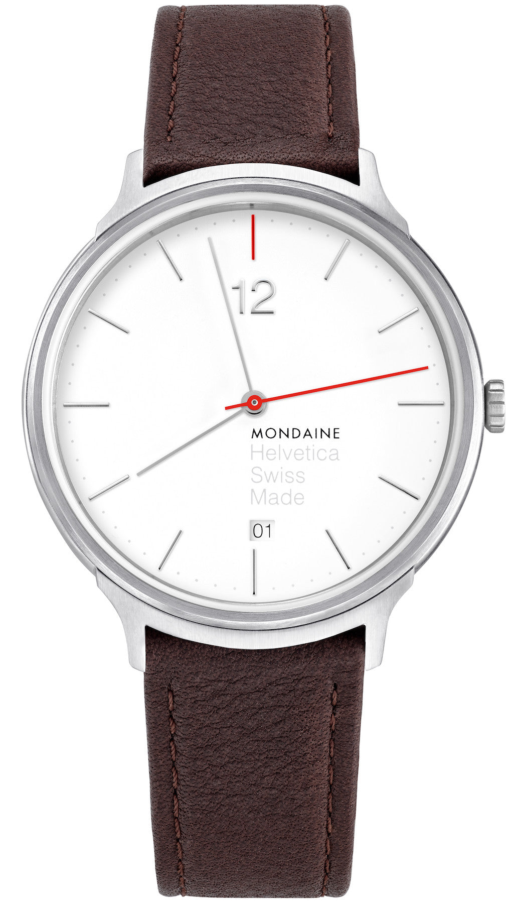 Mondaine Watch Helvetica Light Spiekermann Edition MH1.L2212.LG Image 1