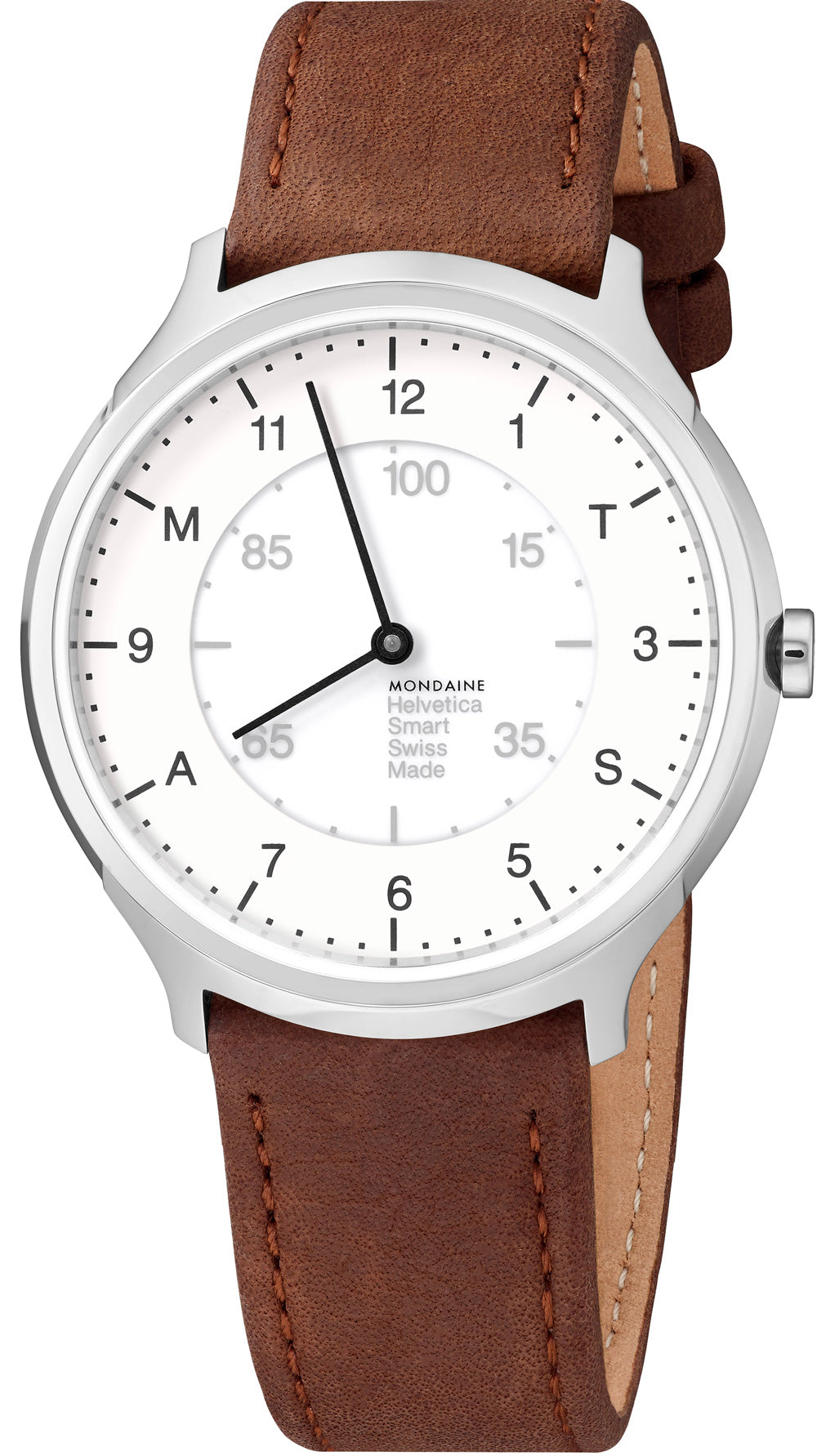 Mondaine Watch Helvetica No.1 Regular Smartwatch MH1.R2S10.LG Image 2