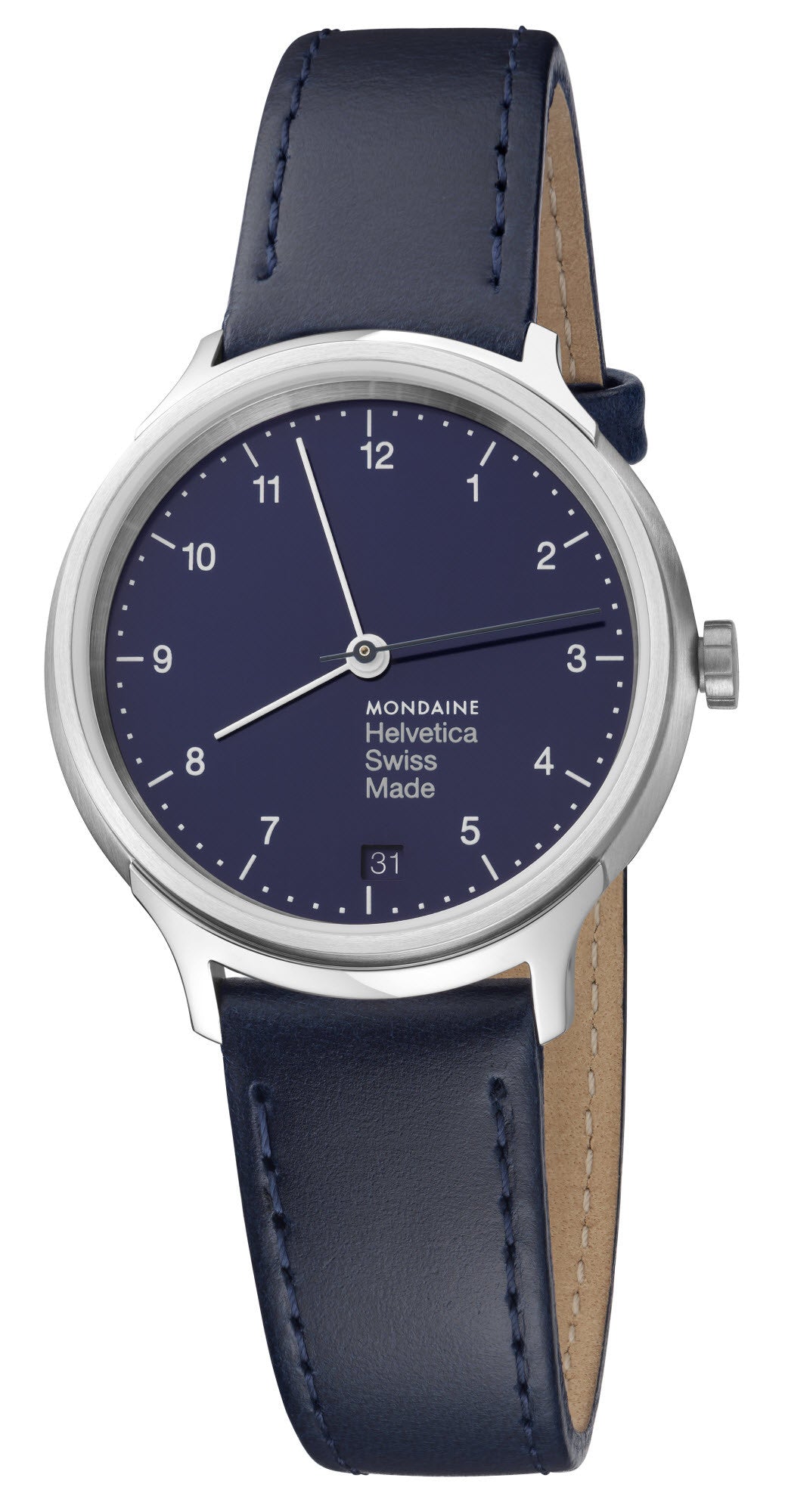 Mondaine Watch Helvetica No1 Blue Marine MH1.R1240.LD Image 1