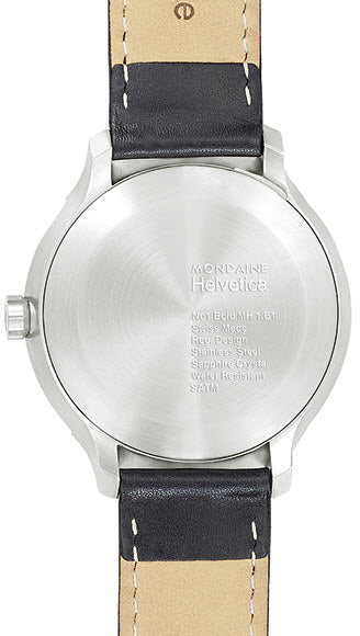 Mondaine Watch Helvetica No1 Bold 43 D MH1.B1220.LB Image 3