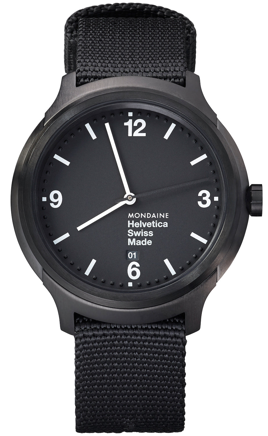 Mondaine Watch Helvetica No1 Bold 43 D MH1.B1221.NB Image 2