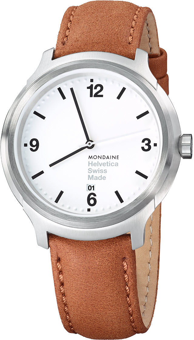 Mondaine Watch Helvetica No1 Bold 43 MH1.B1210.LG Image 1
