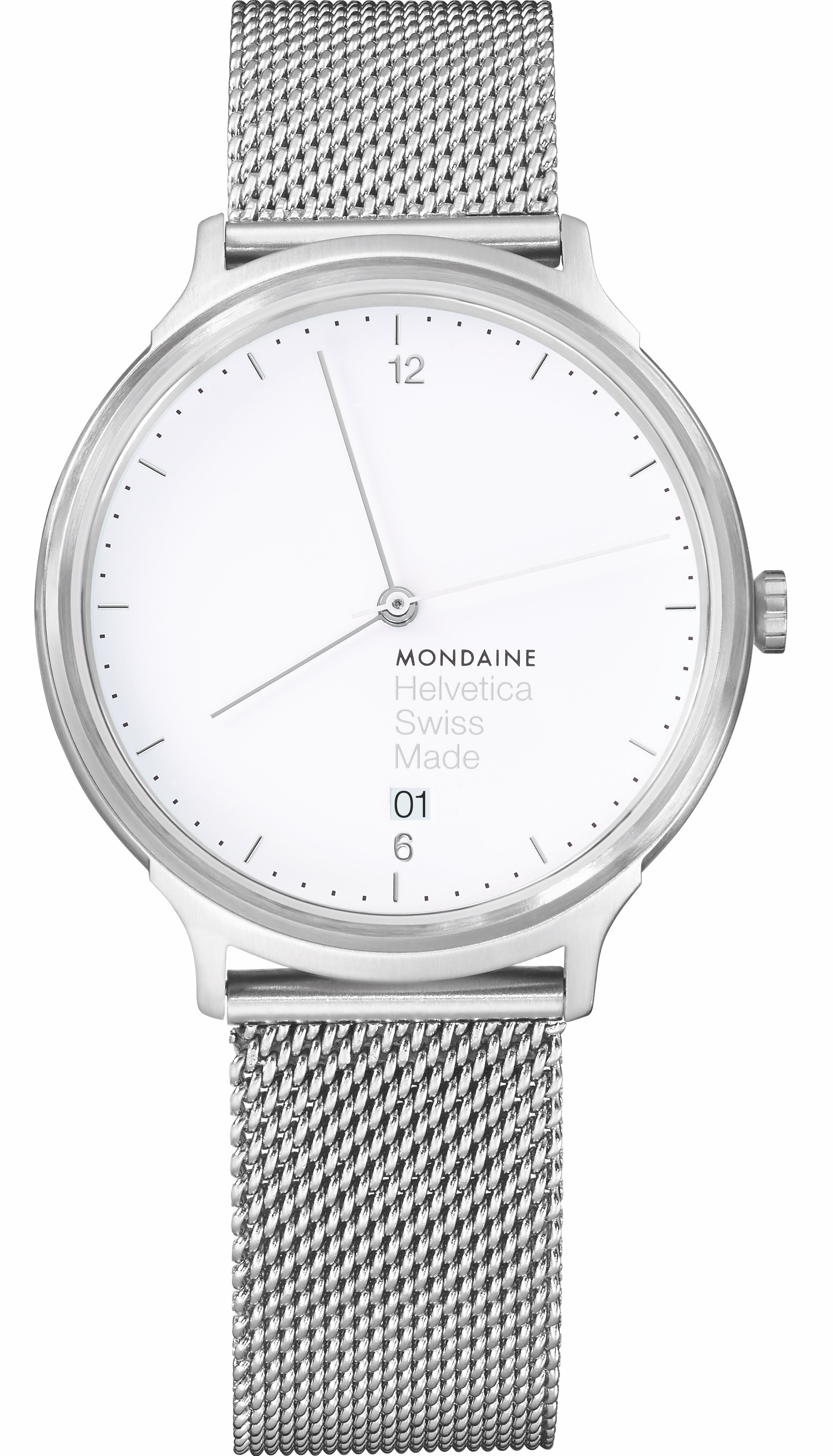 Mondaine Watch Helvetica No1 Light 38 D MH1.L2210.SM Image 3