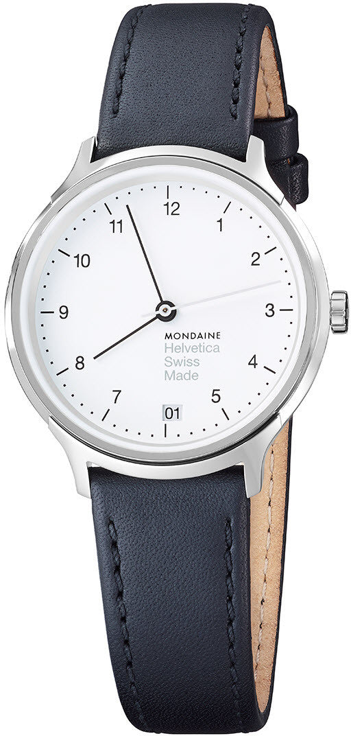 Mondaine Watch Helvetica No1 Regular 33 D MH1.R1210.LB Image 1