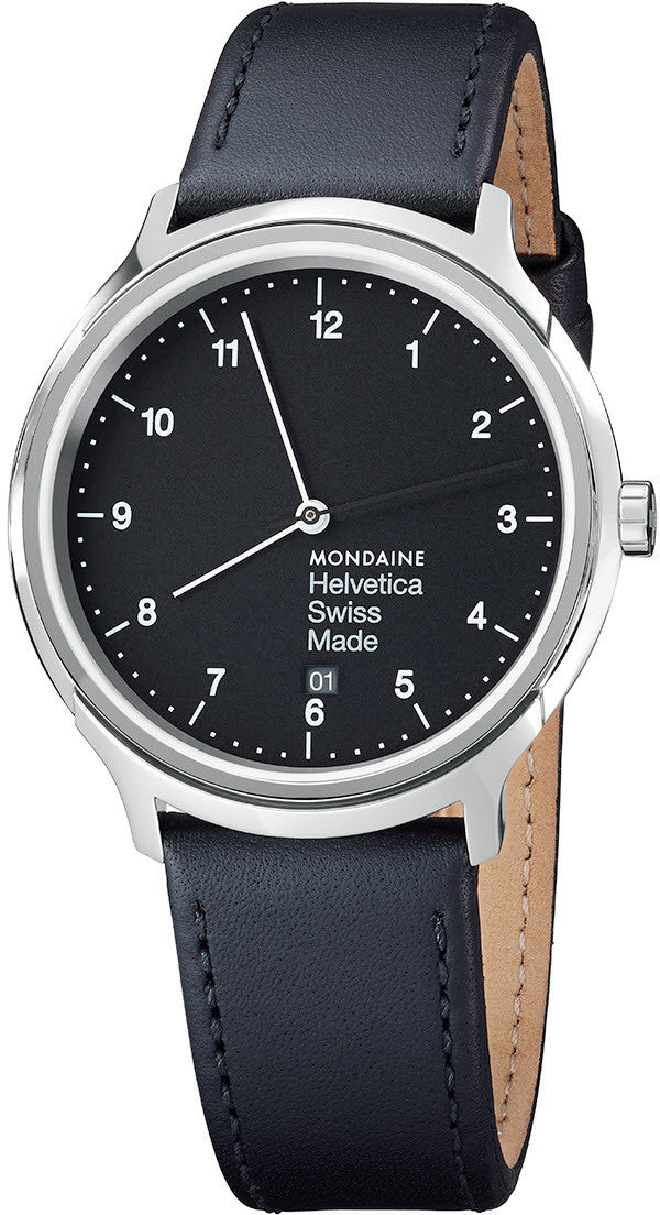 Mondaine Watch Helvetica No1 Regular 40 D MH1.R2220.LB Image 1