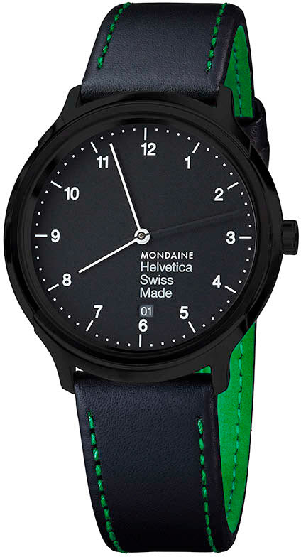 Mondaine Watch Helvetica No1 Regular 40 MH1.R2221.LB Image 1