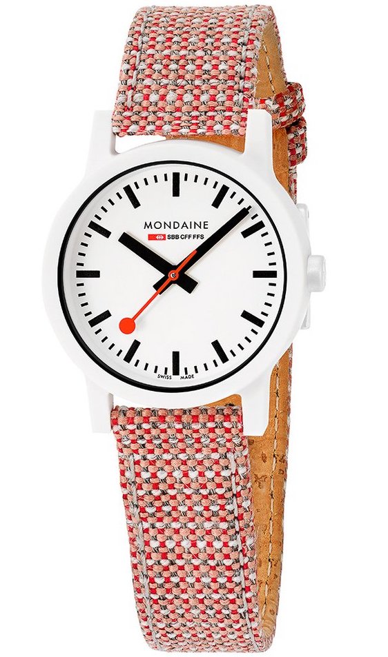 Mondaine Watch SBB Essence White D MS1.32110.LP Image 2