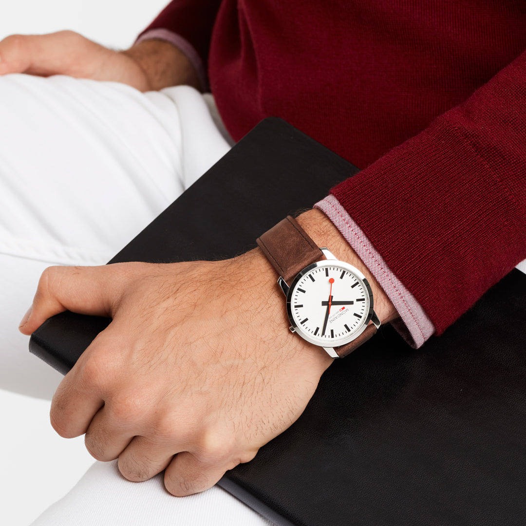Mondaine Watch SBB Simply Elegant D A638.30350.11SBG Image 6