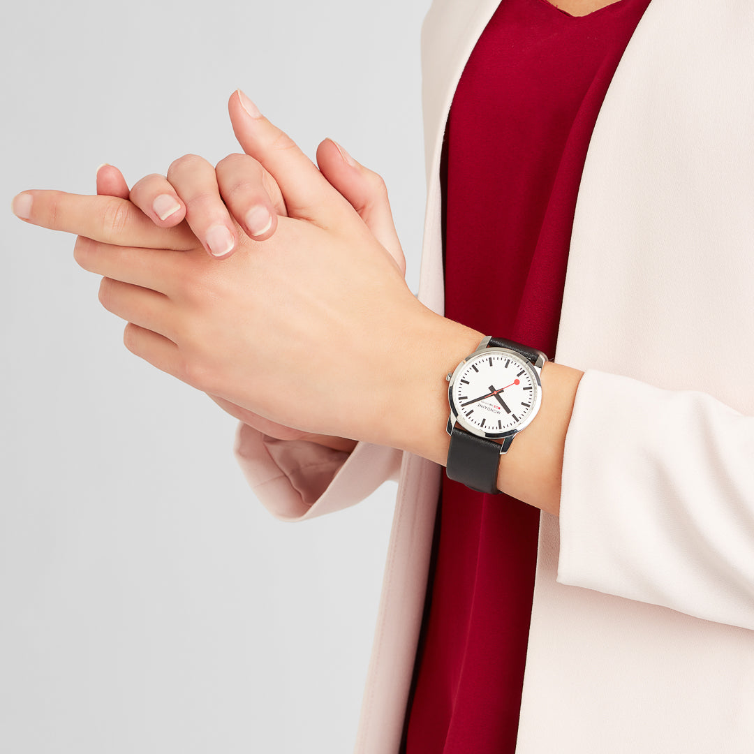 Mondaine Watch Simply Elegant D A400.30351.11SBB Image 5