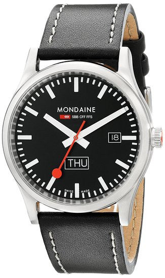 Mondaine Watch Sports Line Gents Day Date A667.30308.19SBB Image 1
