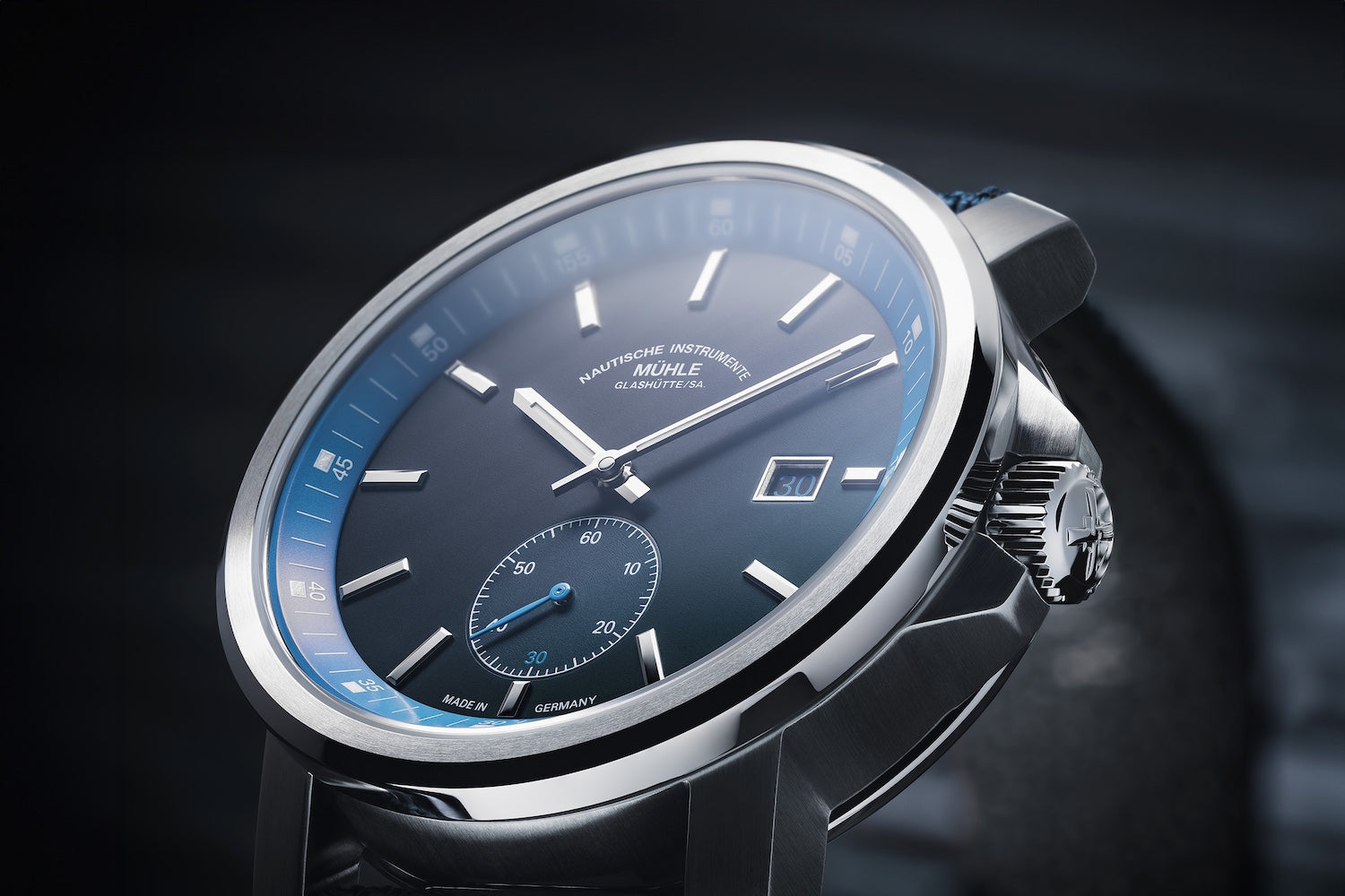 Muhle Glashutte 29er Big Small Second Edition 1994 Limited Edition M1-25-82-1994-CB Image 3