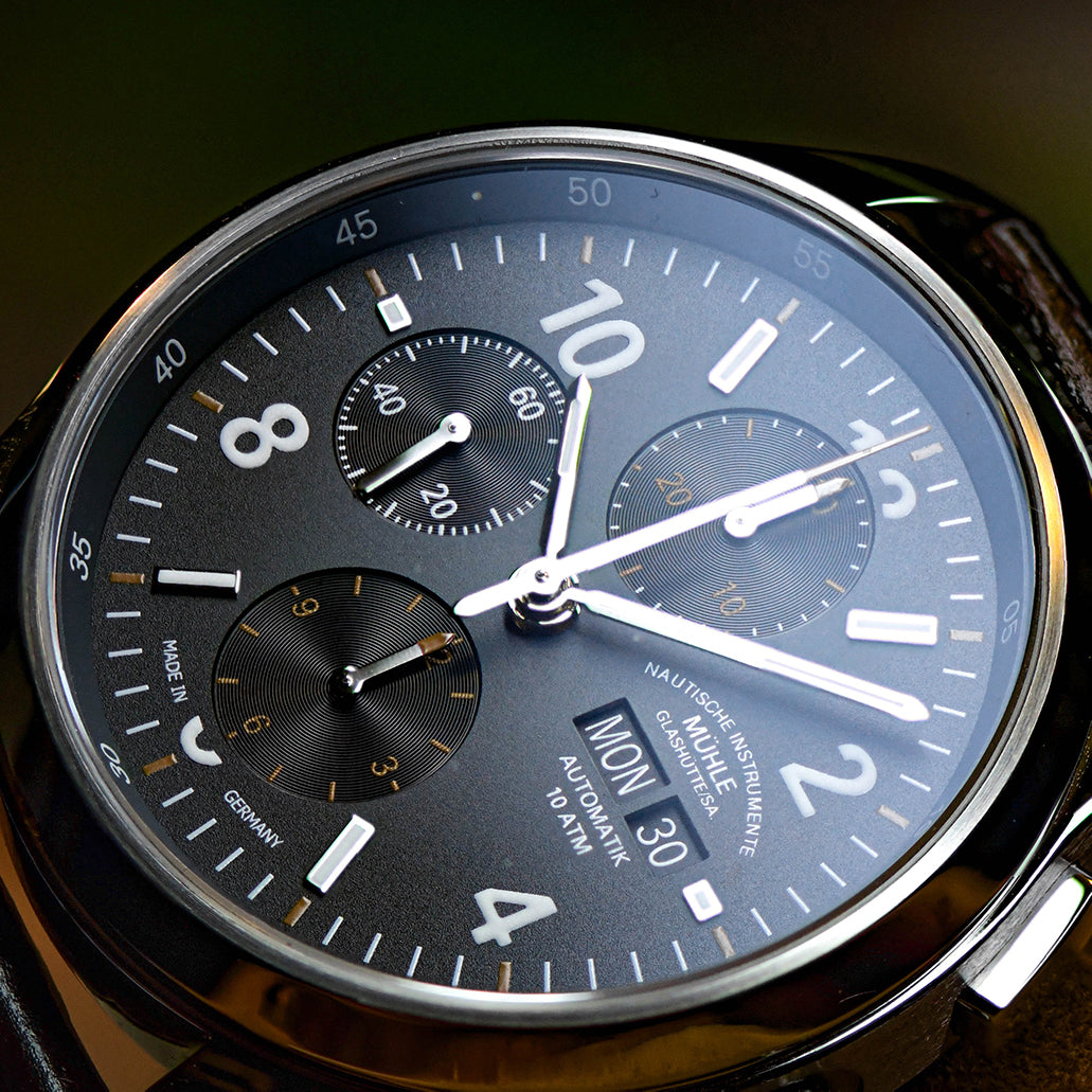 Muhle Glashutte Lunova Chronograph Watch M1-43-06-LB Image 4