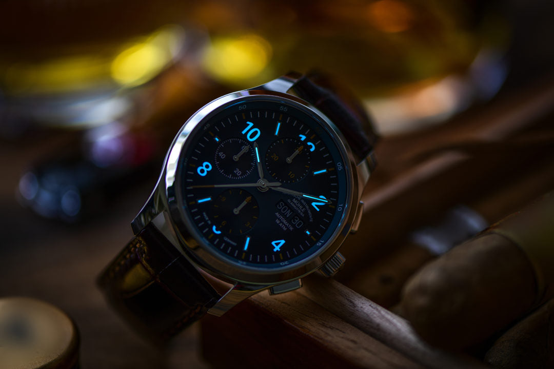 Muhle Glashutte Lunova Chronograph Watch M1-43-06-LB Image 6