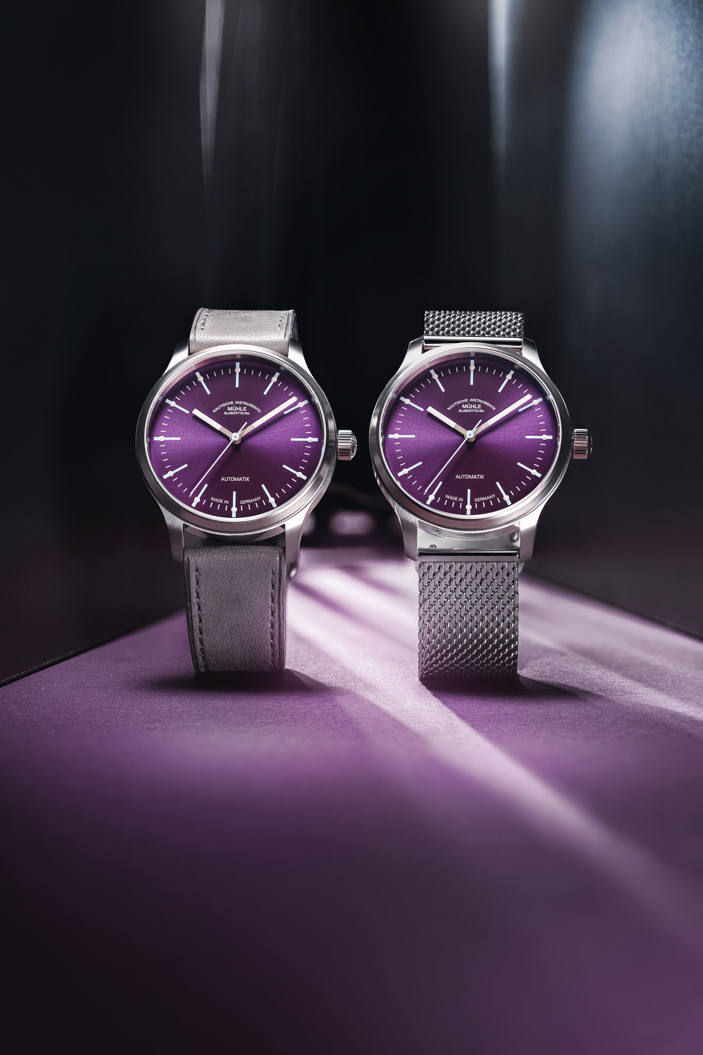 Muhle Glashutte Panova Violet Watch M1-40-78-1-LB-V Image 6
