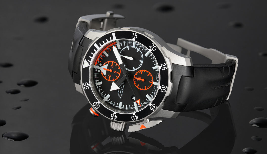 Muhle Glashutte S.A.R. Flieger-Chronograph Watch M1-41-33-KB Image 9