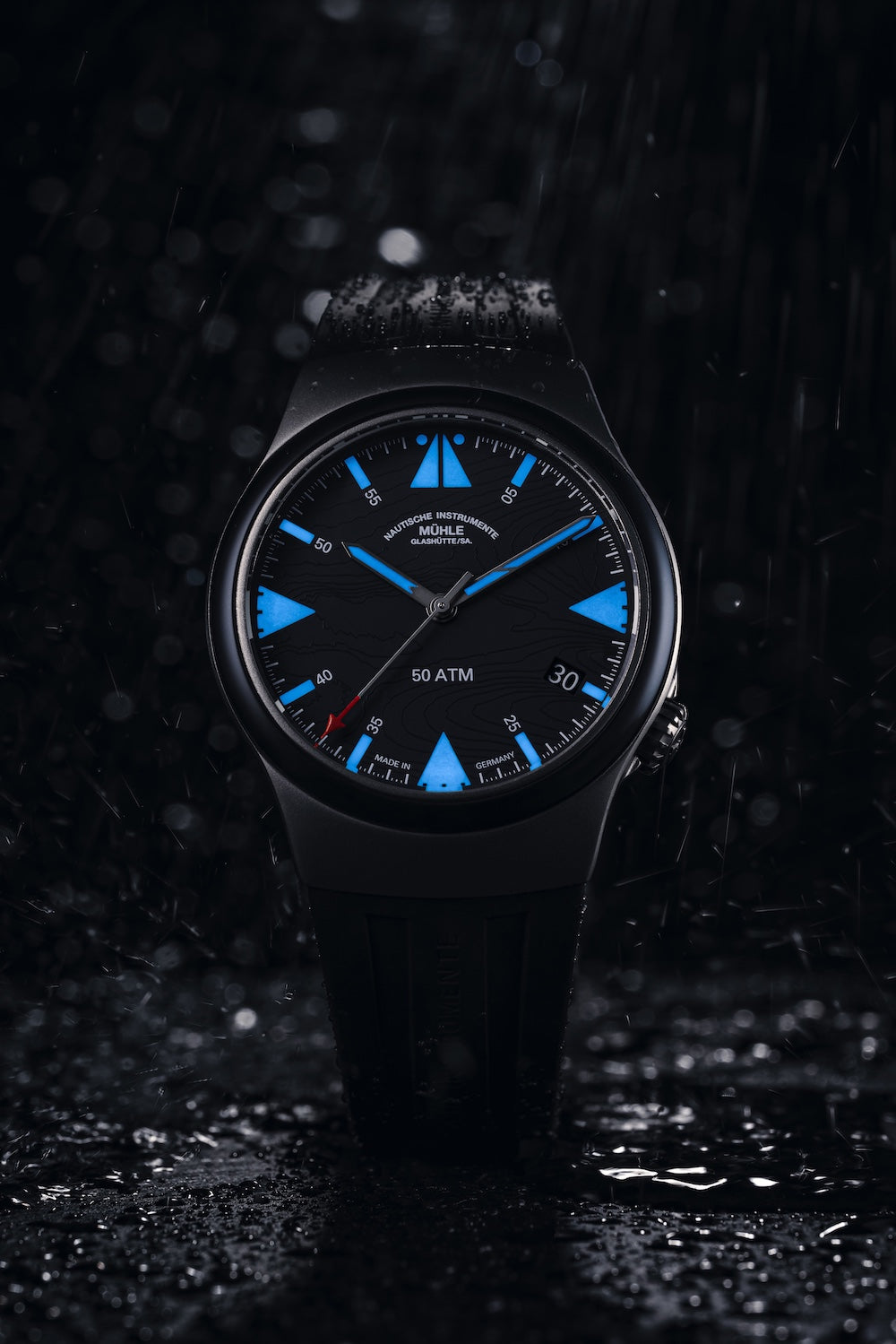 Muhle Glashutte S.A.R. Mission Timer 160 Years DGZRS Limited Edition Watch M1-51-03-2025-KB Image 2