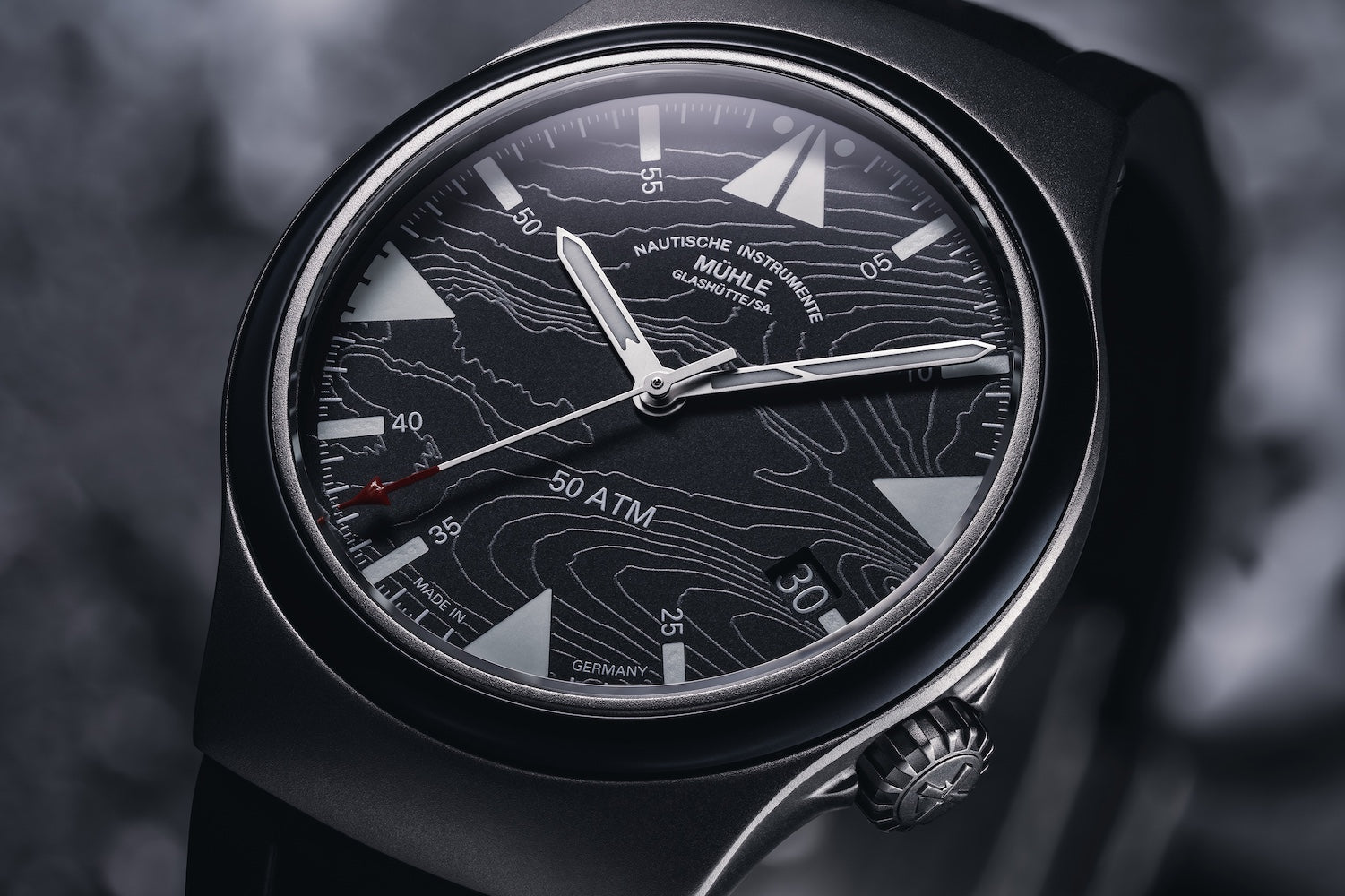 Muhle Glashutte S.A.R. Mission Timer 160 Years DGZRS Limited Edition Watch M1-51-03-2025-KB Image 5