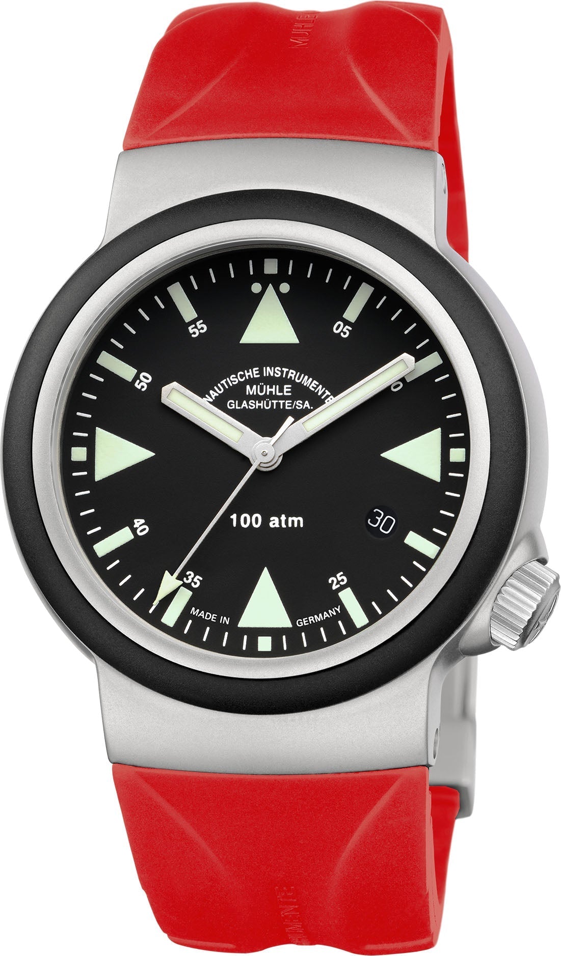Muhle Glashutte S.A.R. Rescue Timer Red Watch M1-41-03-KB-VIII Image 1