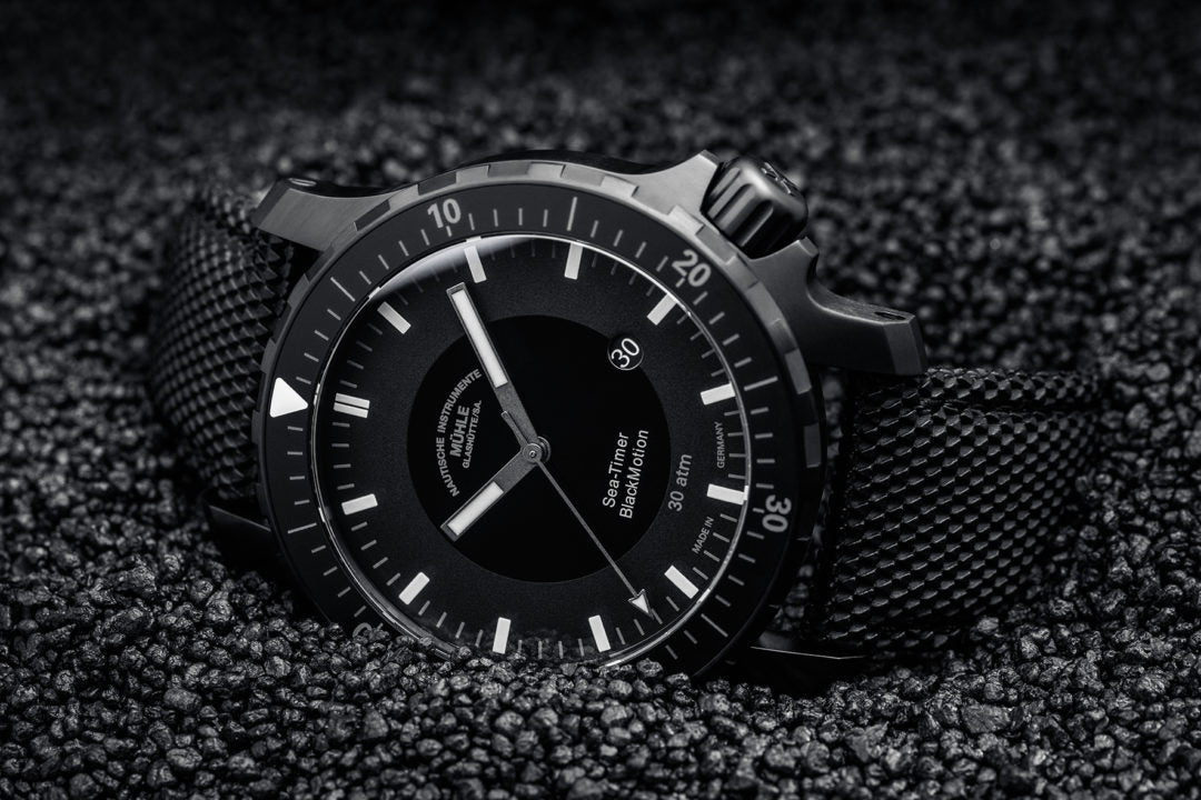 Muhle Glashutte Sea Timer Black Motion Watch M1-41-83-NB Image 4