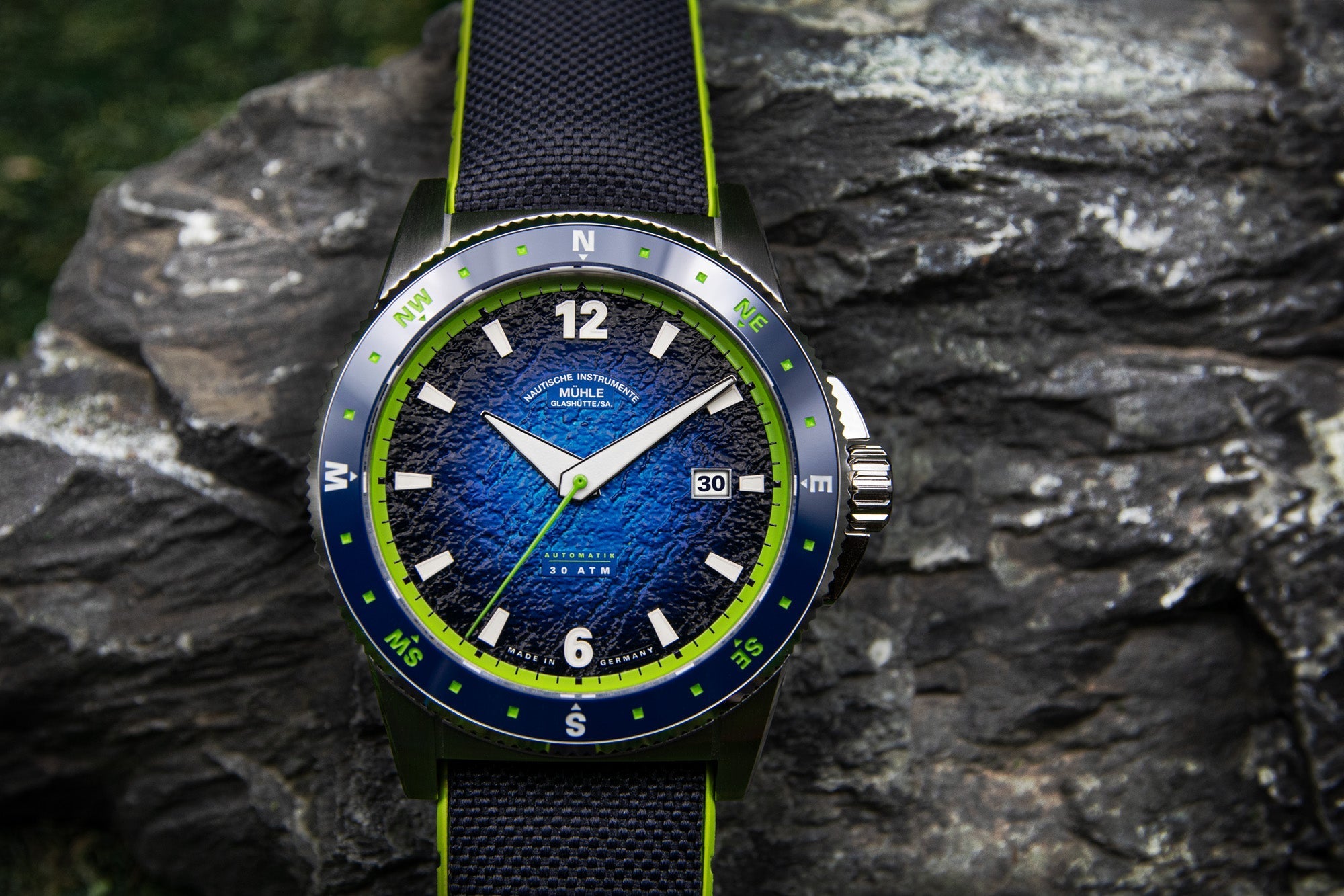 Muhle Glashutte Sportivo Compass Date Watch M1-52-22-LK Image 2