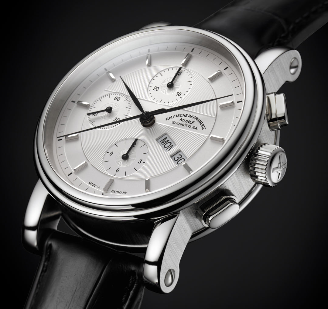 Muhle Glashutte Teutonia II Chronograph Watch M1-30-95-LB Image 4