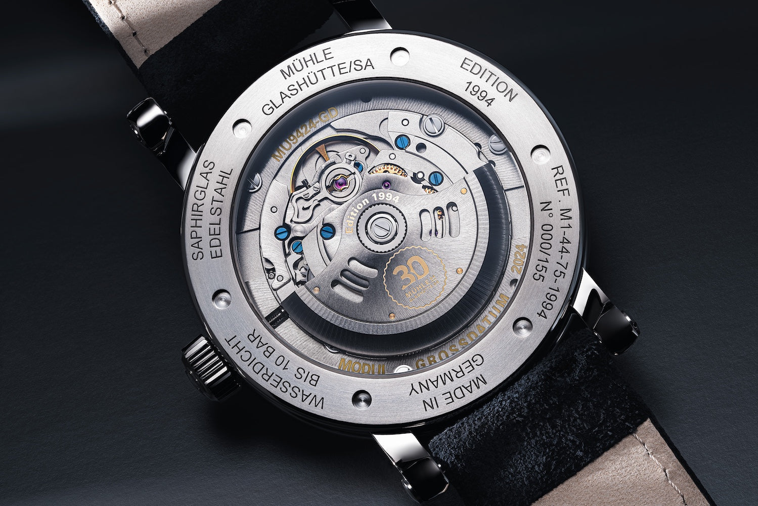 Muhle Glashutte Teutonia IV Big Date Limited Edition Watch M1-44-75-1994-LB-V Image 4