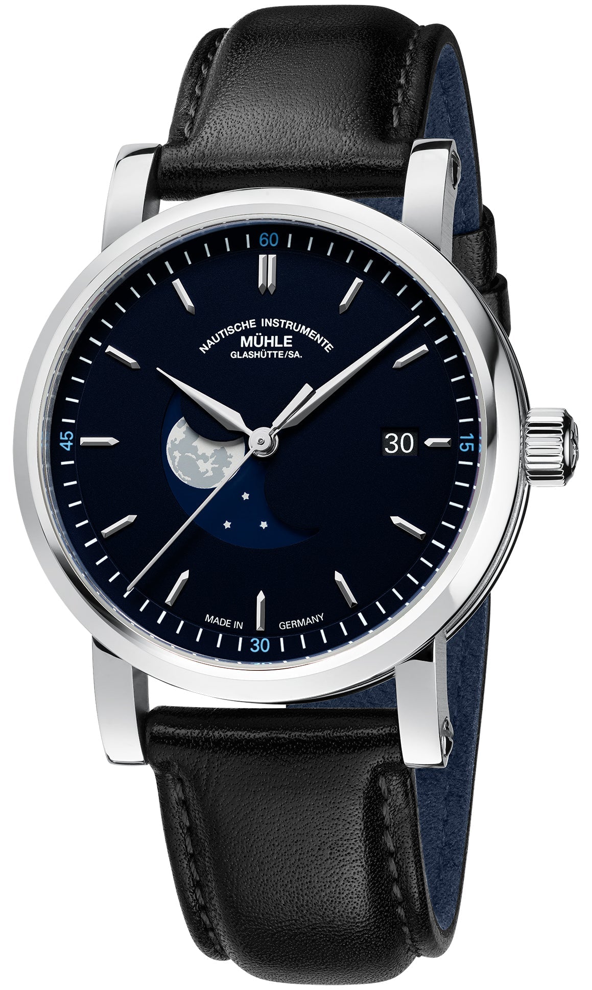 Muhle Glashutte Teutonia IV BlueMoon Watch M1-44-62-LB Image 1