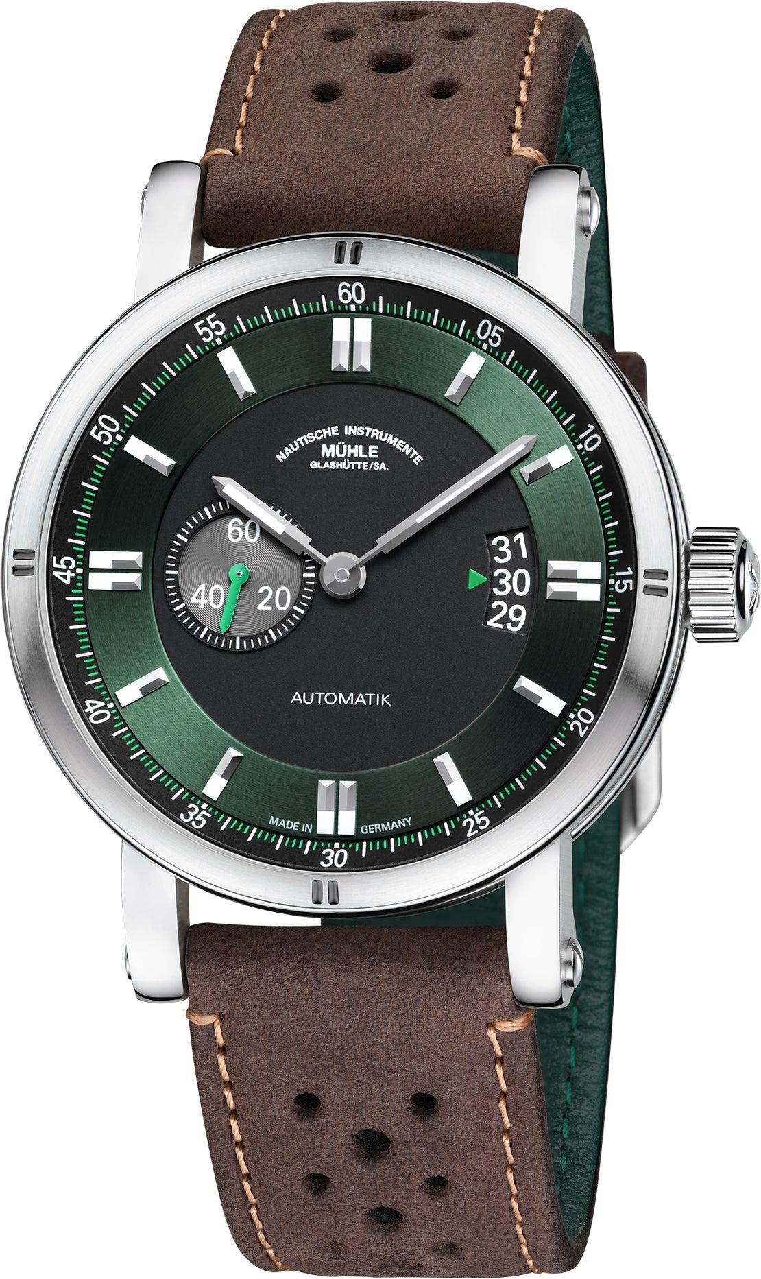 Muhle Glashutte Teutonia Sport II Racing Green Watch M1-29-74-LB-B Image 1