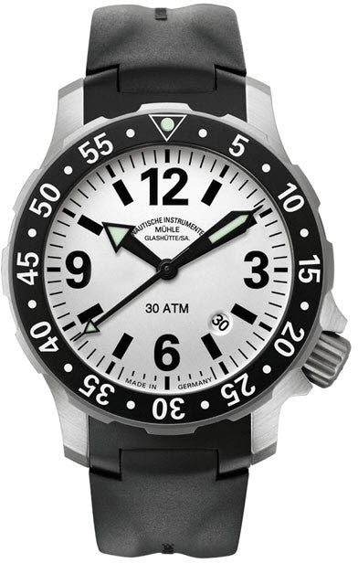 Muhle Glashutte Watch Marinus SS Black Bezel M1-28-45-KB Image 1