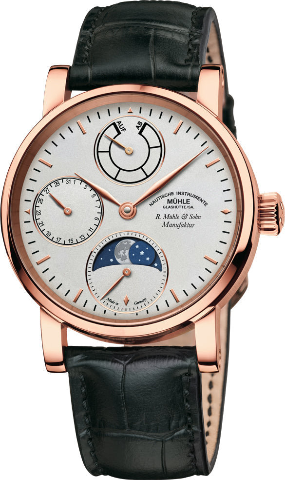 Muhle Glashutte Watch Robert Muhle Moonphase Red Gold Limited Edition M1-11-51-LB Image 1