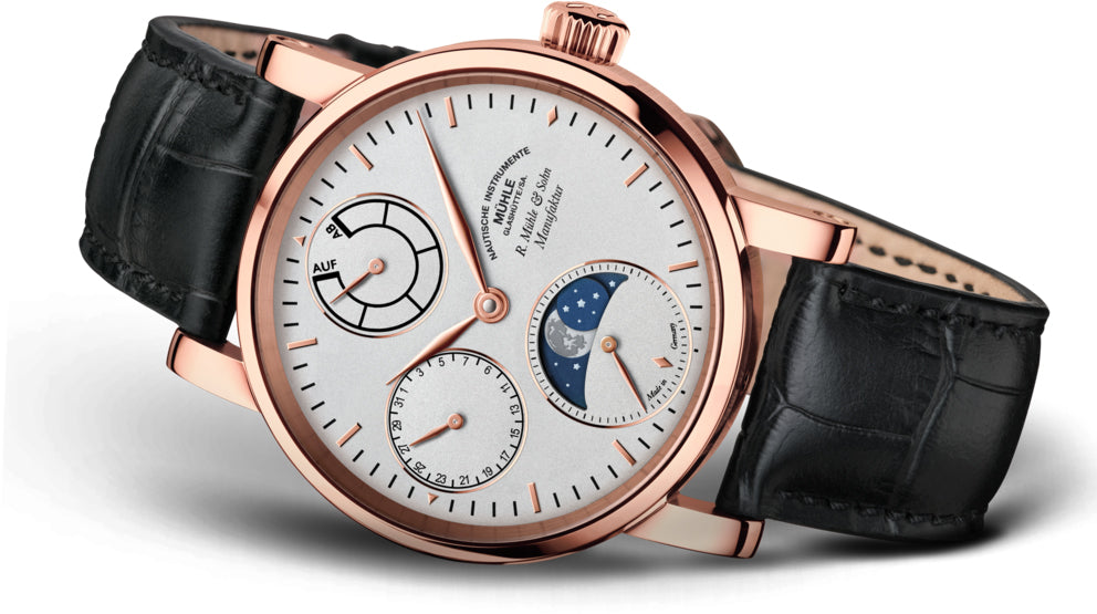 Muhle Glashutte Watch Robert Muhle Moonphase Red Gold Limited Edition M1-11-51-LB Image 2