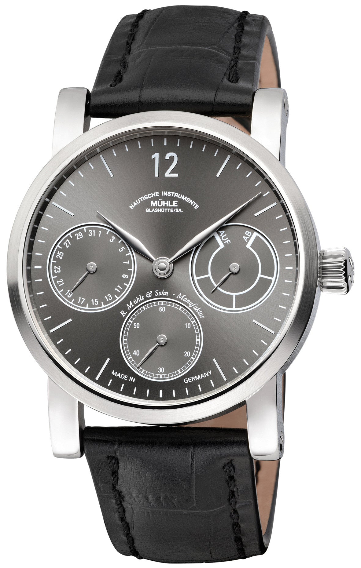Muhle Glashutte Watch Robert Muhle Zeigerdatum Limited Edition M1-11-46-LB Image 1