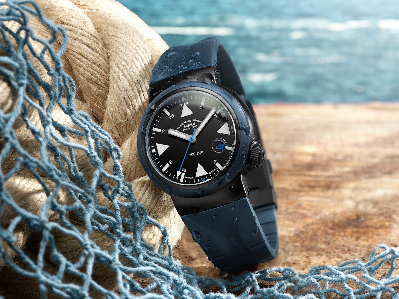 Muhle Glashutte Watch S.A.R. Rescue Timer 1994 Limited Edition M1-41-03-1994-KB Image 8