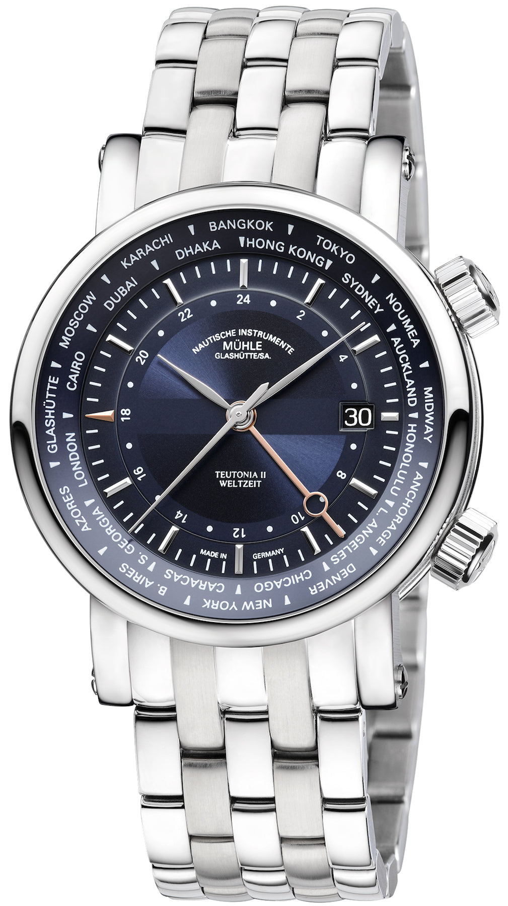 Muhle Glashutte Watch Teutonia II GMT M1-33-82-MB Image 1