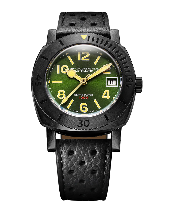 nivada-grenchen-depthmaster-black-and-green-watch-14135a10