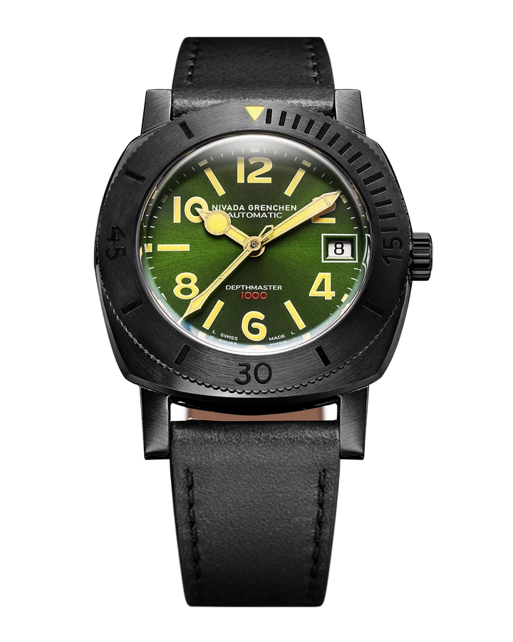 nivada-grenchen-depthmaster-black-and-green-watch-14135a17