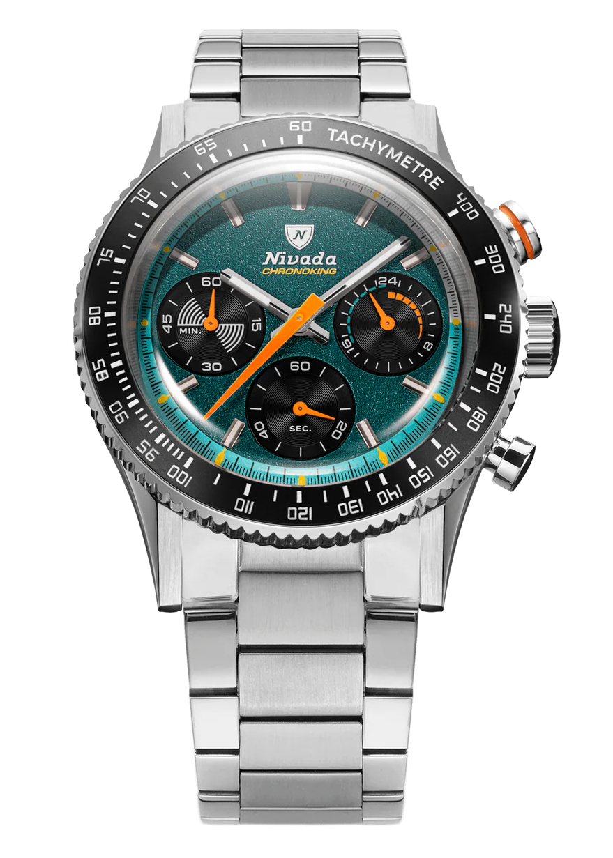nivada-grenchen-watch-chronoking-mecaquartz-racing-green-87051q20