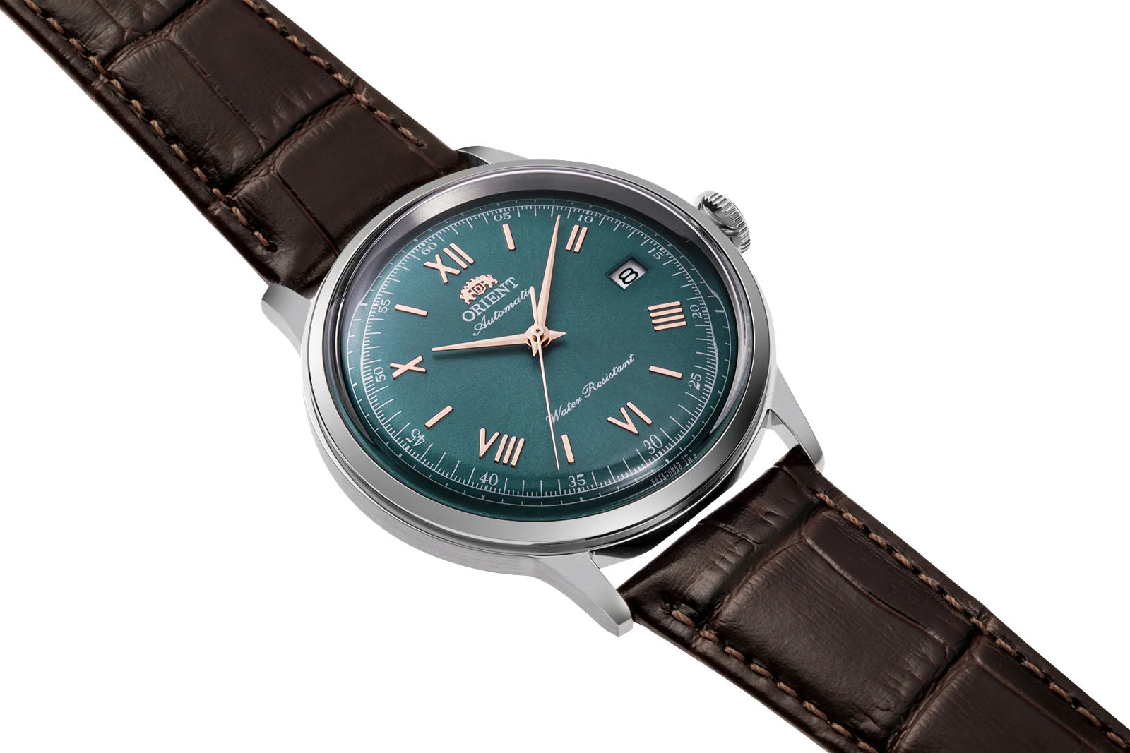 Orient Bambino 40.5mm Green Watch RA-AC0023E30B Image 3