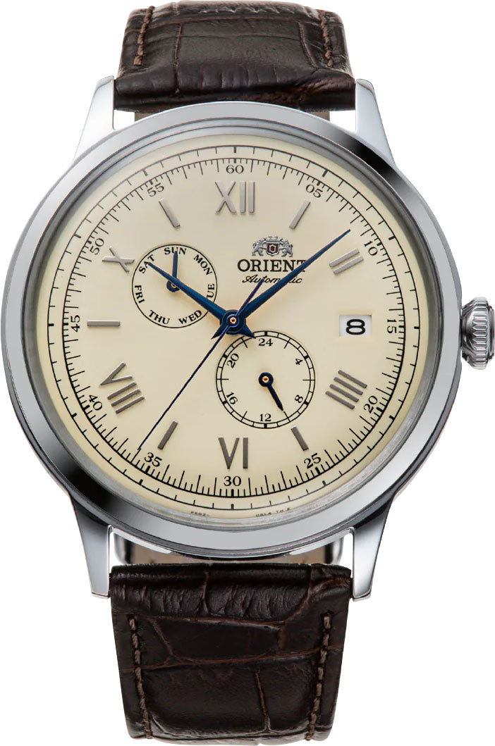 Orient Bambino Multi Dial Cream Watch RA-AK0702Y30B Image 1