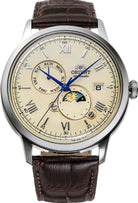 Orient Bambino Sun and Moon Cream Watch RA-AK0803Y30B Image 1