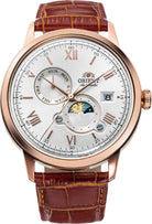 Orient Bambino Sun and Moon White Watch RA-AK0801S30B Image 1