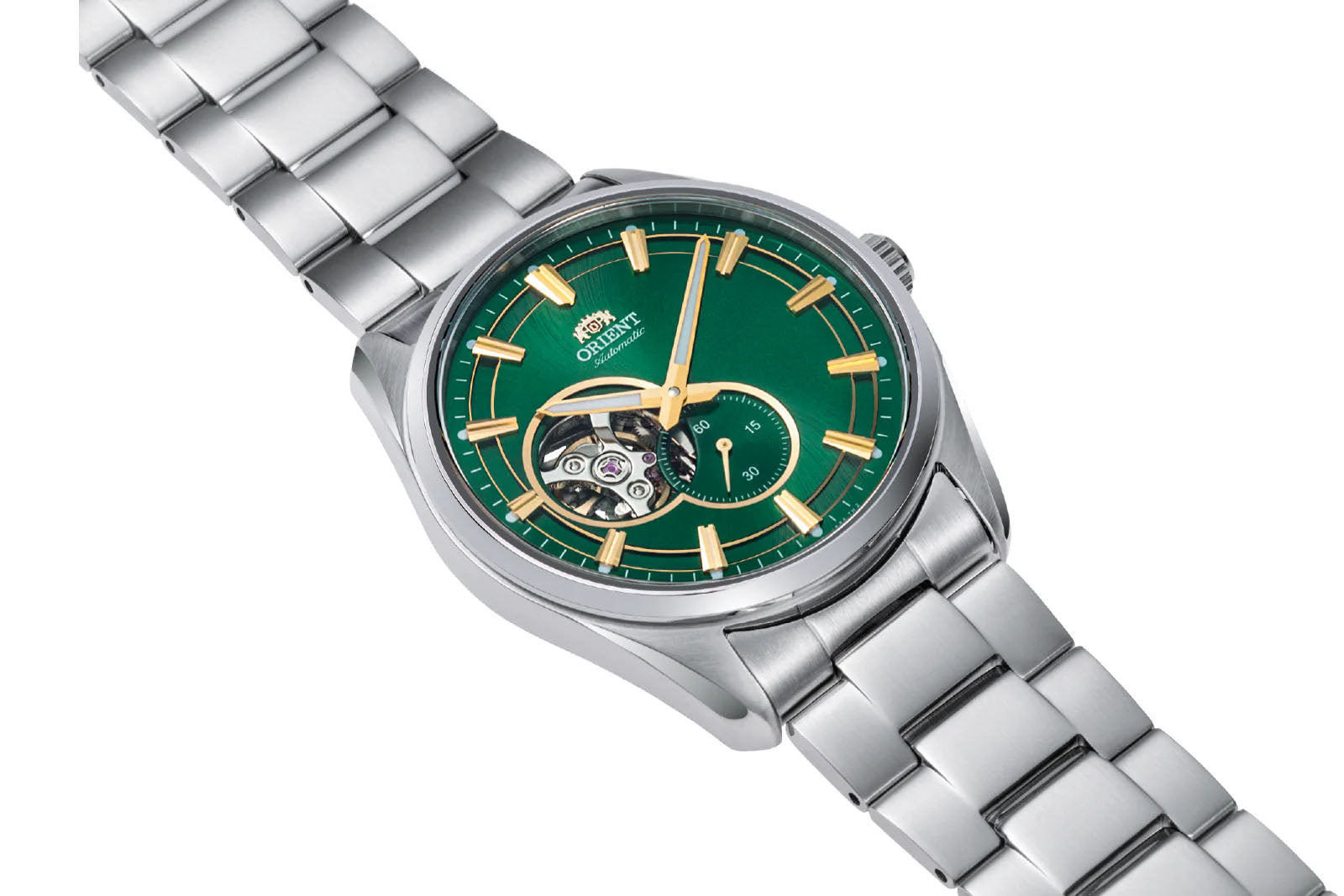 Orient Contemporary Open Heart Green Watch RA-AR0008E30B Image 3