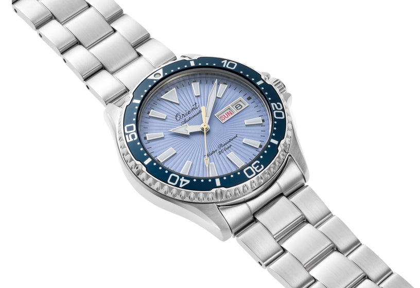 Orient Mako Blue 75th Anniversary Limited Edition Watch RA-AA0823L Image 2