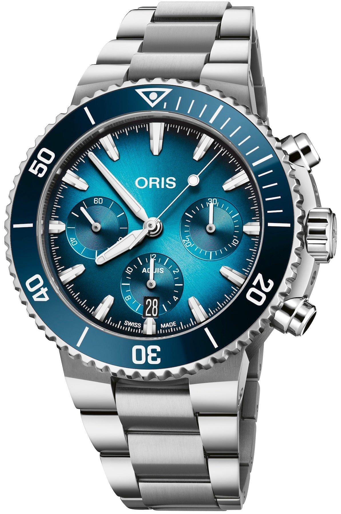 Oris Aquis Chronograph Watch 01 771 7793 4155-07 8 23 01PEB Image 1
