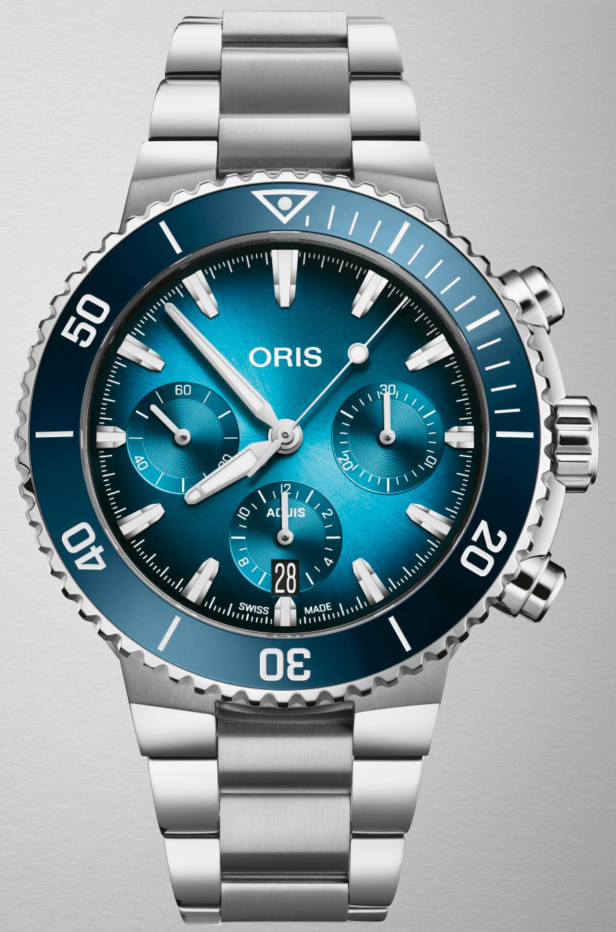 Oris Aquis Chronograph Watch 01 771 7793 4155-07 8 23 01PEB Image 3