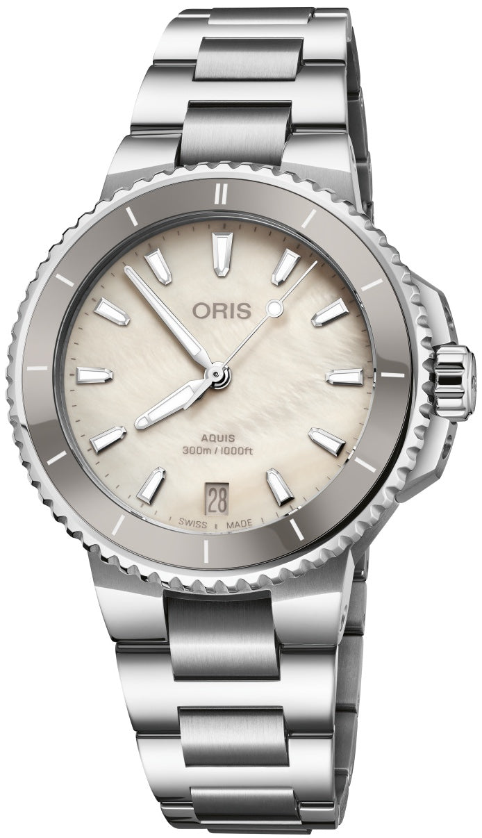 Oris Aquis Date 36.5mm Watch 01 733 7792 4151-07 8 19 05P Image 1